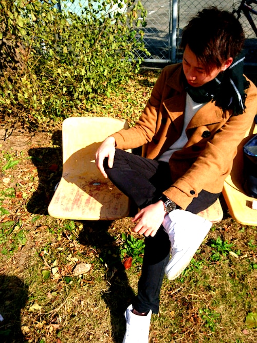 yoshiki使用「nike(nike air jordan 1 mid【sp】)」的時尚穿搭