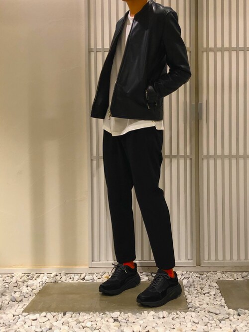 United Tokyo 横浜やなぎのしゅんぼさんのライダースジャケットを使ったコーディネート Zozotown