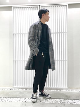 やなぎのしゅんぼさん(メンズ・176cm)の冬コーディネート