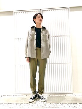 やなぎのしゅんぼさん(メンズ・176cm)の冬コーディネート