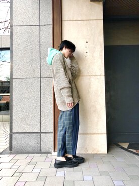 やなぎのしゅんぼさん(メンズ・176cm)の春コーディネート