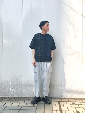 やなぎのしゅんぼさん(メンズ・176cm)の春コーディネート