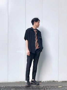 やなぎのしゅんぼさん(メンズ・176cm)の夏コーディネート