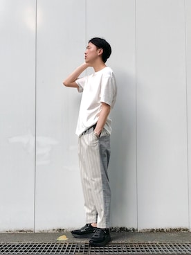 やなぎのしゅんぼさん(メンズ・176cm)の夏コーディネート