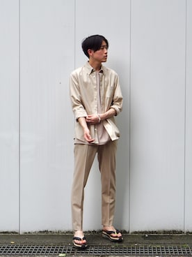やなぎのしゅんぼさん(メンズ・176cm)の夏コーディネート