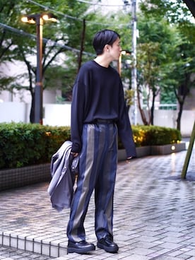 やなぎのしゅんぼさん(メンズ・176cm)の秋コーディネート
