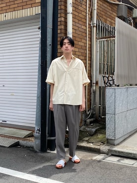 やなぎのしゅんぼさん（メンズ・176cm）の夏コーディネート