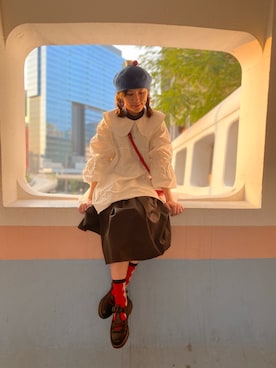 「ONCE UPON A TIME（ワンス　アポン　ア　タイム）のアイテム」を使った、hazelthebitchさん（レディース・166cm）の春コーディネート