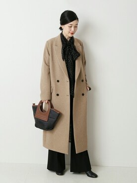 journal standard L'essageのチェスターコートを使った人気