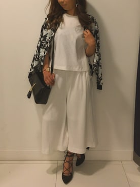 「Luz Llena (glifeed） （ラズレナグリフィード）のアイテム」を使った、pu♡さん（レディース・164cm）の春コーディネート