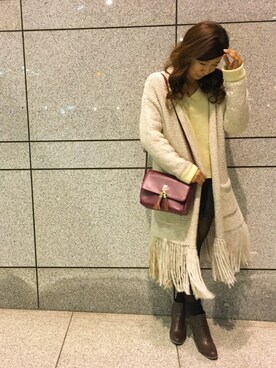 「eimy istoire」｜「アイテム（ブーティ）」を使った、pu♡さん（レディース・164cm）の春コーディネート