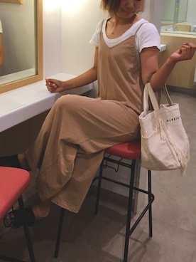 「H&M DIVIDED（エイチアンドエム　ディヴァイデッド）のアイテム（アクセサリー）」を使った、pu♡さん（レディース・164cm）の秋コーディネート