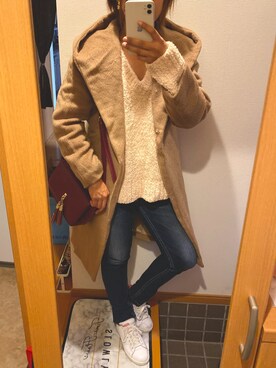 「BAYFLOW(BAYFLOW)」｜「アイテム（その他アウター）」を使った、pu♡さん（レディース・164cm）の秋コーディネート