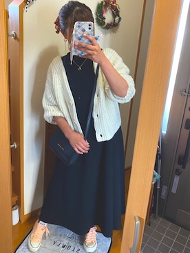 「moussy」｜「アイテム（財布/小物）」を使った、pu♡さん（レディース・164cm）の冬コーディネート