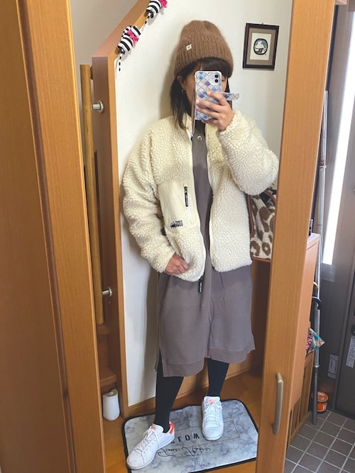 ワンピースを使った ボアジャケット の人気ファッションコーディネート 身長 161cm 170cm Worldarchitecturefestival