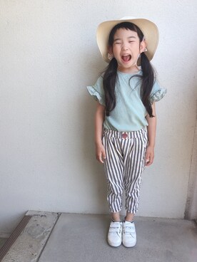 「LAGOM（LAGOM）のアイテム」を使った、cocomamaさん（キッズ・110cm）の春コーディネート