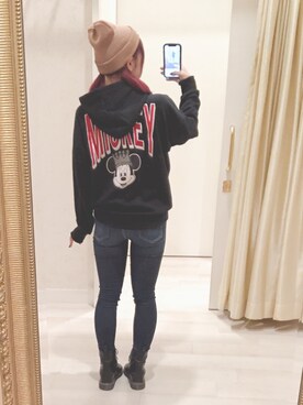 あやかさん（レディース・154cm）の冬コーディネート