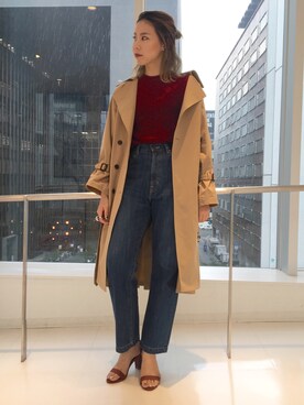 たなかまいさん（レディース・168cm）の秋コーディネート