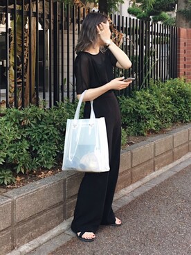 たなかまいさん（レディース・168cm）の夏コーディネート