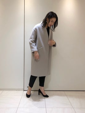 「rada（ラダ）のアイテム」を使った、たなかまいさん（レディース・168cm）の秋コーディネート