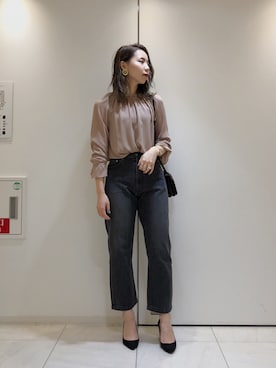 たなかまいさん（レディース・168cm）の冬コーディネート