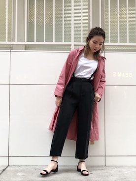 たなかまいさん（レディース・168cm）の春コーディネート