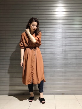 たなかまいさん（レディース・168cm）の春コーディネート