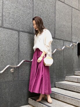 たなかまいさん（レディース・168cm）の春コーディネート