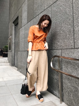 たなかまいさん（レディース・168cm）の春コーディネート