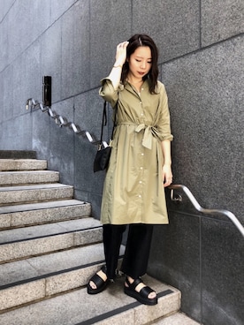 たなかまいさん（レディース・168cm）の春コーディネート