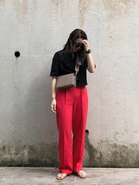 たなかまいさん（レディース・168cm）の春コーディネート