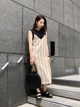 たなかまいさん(レディース・168cm)の春コーディネート