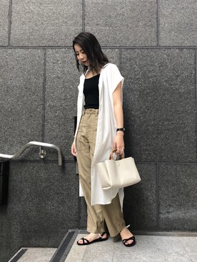 たなかまいさん（レディース・168cm）の春コーディネート