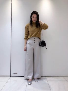 たなかまいさん（レディース・168cm）の秋コーディネート