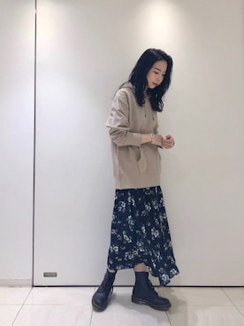 たなかまいさん（レディース・168cm）の冬コーディネート