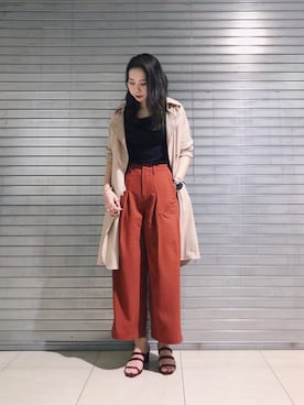 たなかまいさん(レディース・168cm)の春コーディネート