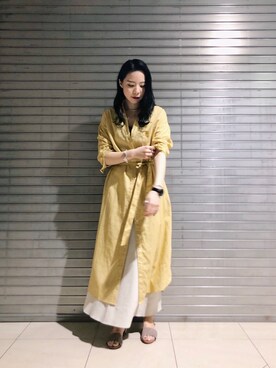 たなかまいさん（レディース・168cm）の春コーディネート