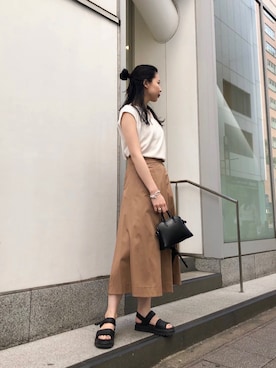 たなかまいさん（レディース・168cm）の春コーディネート