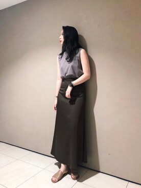 たなかまいさん（レディース・168cm）の夏コーディネート