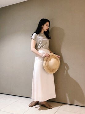 たなかまいさん（レディース・168cm）の夏コーディネート