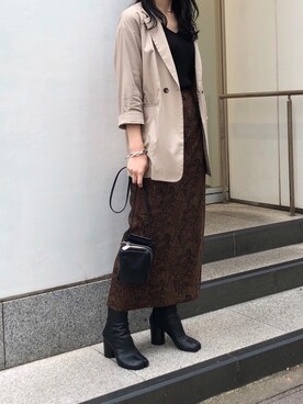 たなかまいさん(レディース・168cm)の秋コーディネート