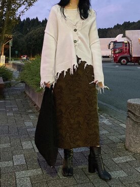 たなかまいさん（レディース・168cm）の秋コーディネート