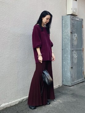 たなかまいさん（レディース・168cm）の秋コーディネート