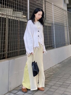 たなかまいさん（レディース・168cm）の冬コーディネート