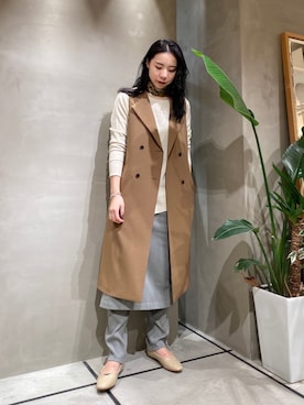 たなかまいさん（レディース・168cm）の冬コーディネート