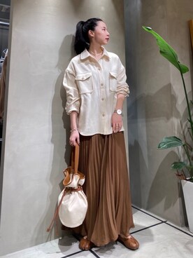 たなかまいさん（レディース・169cm）の春コーディネート