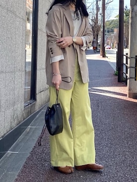 たなかまいさん（レディース・169cm）の春コーディネート