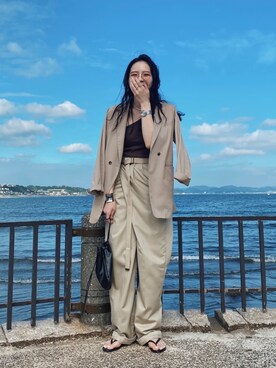 たなかまいさん(レディース・169cm)の夏コーディネート
