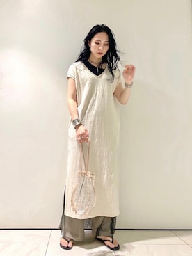 たなかまいさん（レディース・169cm）の夏コーディネート