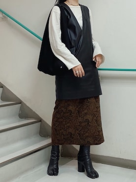 たなかまいさん（レディース・169cm）の秋コーディネート